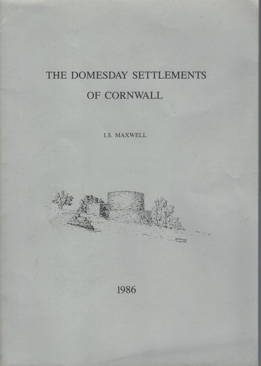 The Domesday Settlements of Cornwall - indexes compiled to commemorate the nonacentenary of The Domesday Book