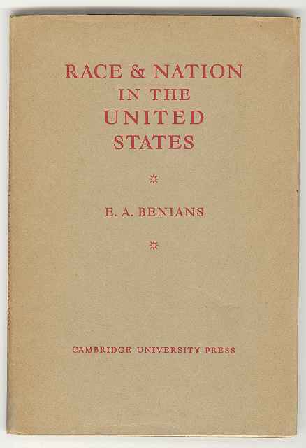 RACE AND NATION IN THE UNITED STATES A historical sketch of the intermingli ng of the peoples in the making of the American Nation. A lecture delivered to students of Bedford College at Cambridge 1 March 1944.