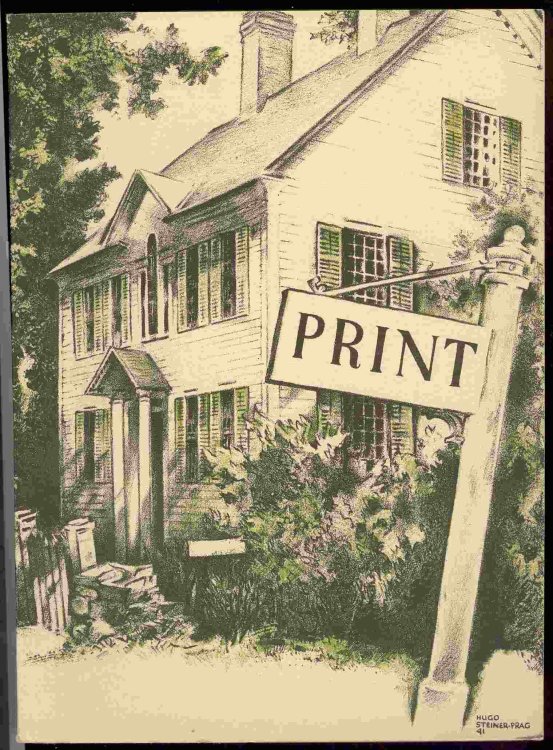 PRINT: A Quarterly Journal of the Graphic Arts, Volume II Numbers 3 and 4 Oct.-Dec. 1941