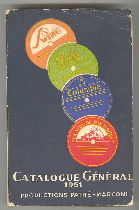Catalogue Gnral des Disques 1951