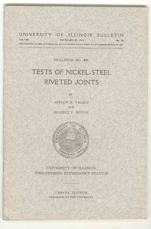 Tests of Nickel-Steel Riveted Joints