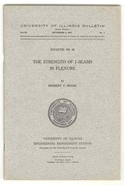 The Strength of I-Beams in Flexure
