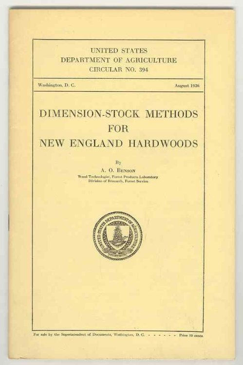 Dimension-Stock Methods for New England Hardwoods
