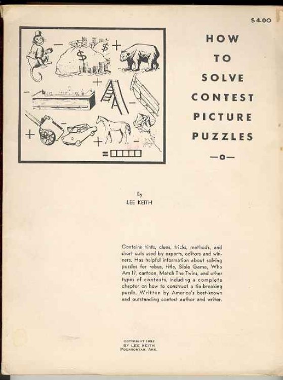 HOW TO SOLVE CONTEST PICTURE PUZZLES
