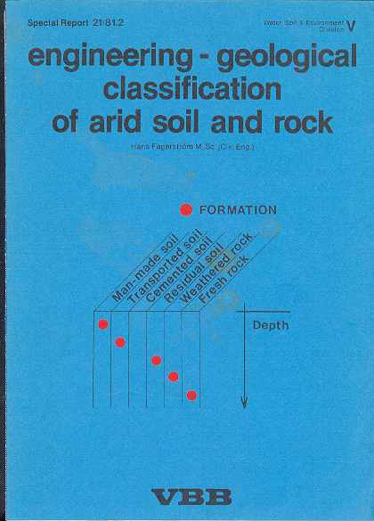 engineerings - geological classification of arid soil and rock