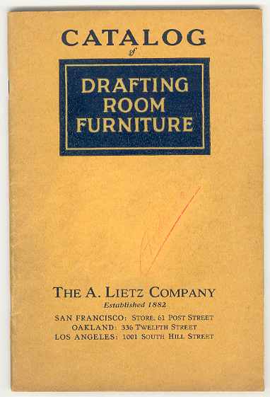 Hamilton-Economy Drafting Room Furniture (Catalog No. 6 from the A. Lietz Company, 1926)