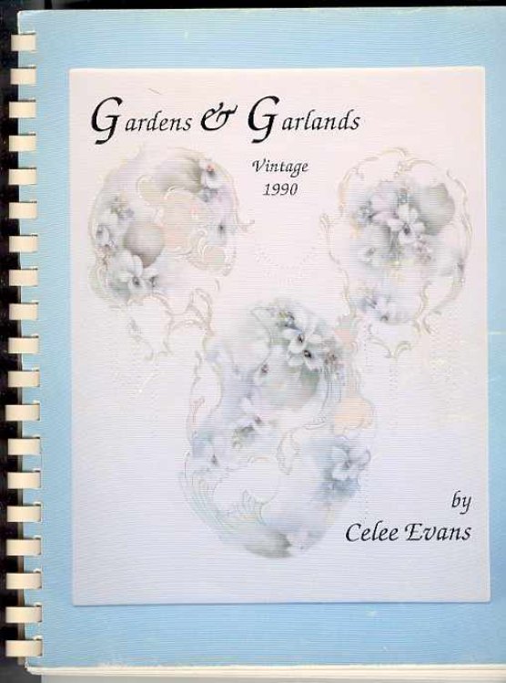 [China Painting] Gardens and Garlands: Vintage 1990