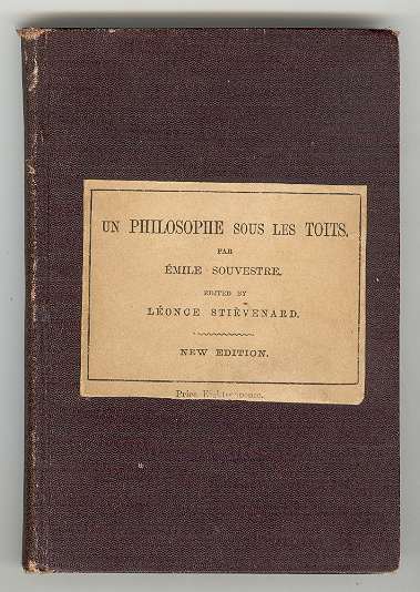 UN PHILOSOPHE SOUS LES TOITS Journal d'un homme heureux