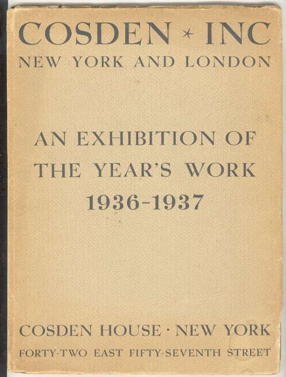 AN EXHIBITION OF THE YEAR'S WORK 1936-1937