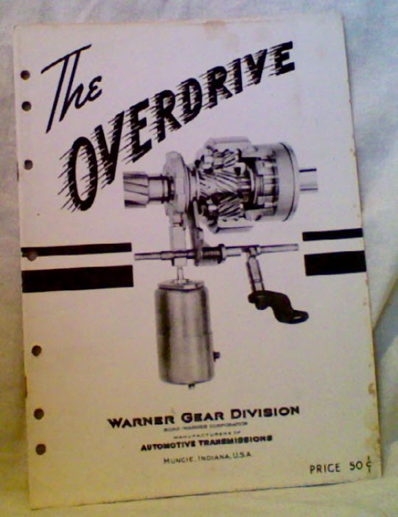 Instruction Manual: The Warner Automatic OVERDRIVE