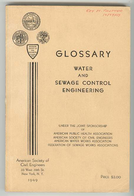 GLOSSARY: Water and Sewage Control Engineering