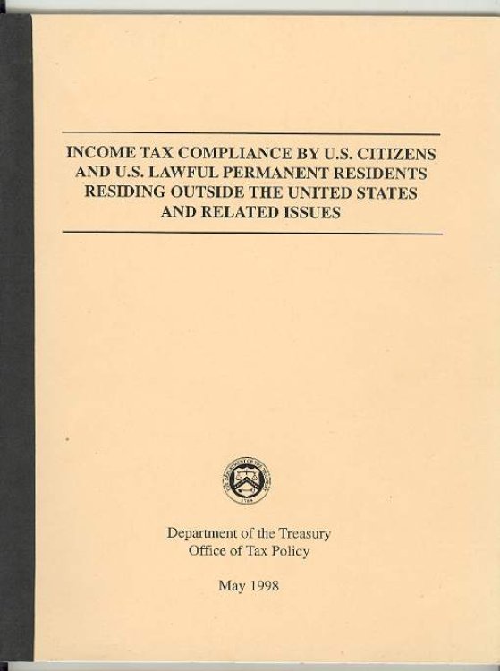 Income Tax Compliance by U.S. Citizens and U.S. Lawful Permanent Residents Residing Outside the United States and Related Issues