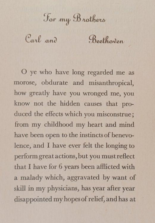 BEETHOVEN'S WILL & other papers