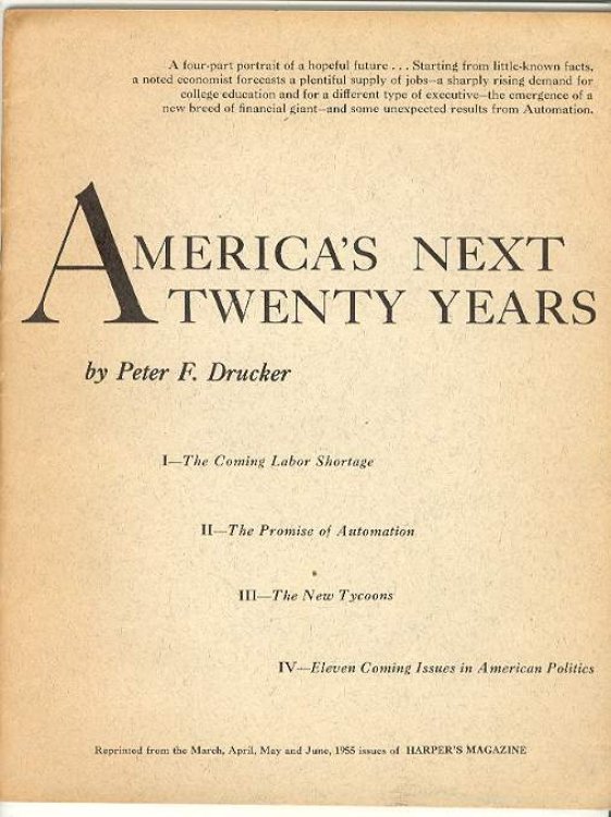 America's Next Twenty Years