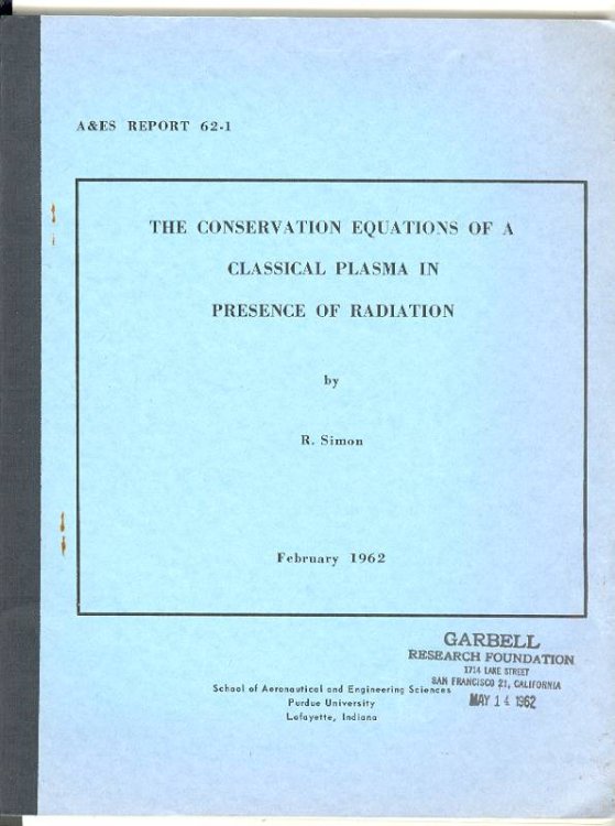 The Conservation Equations of a Classical Plasma in Presence of Radiation