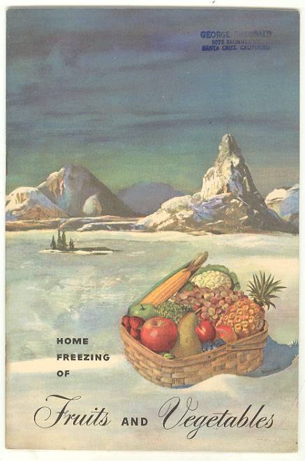 Home Freezing of Fruits and Vegetables