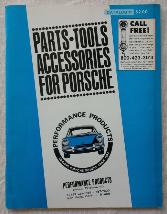 Parts - Tools - Accessories for Porsche, Catalog 11
