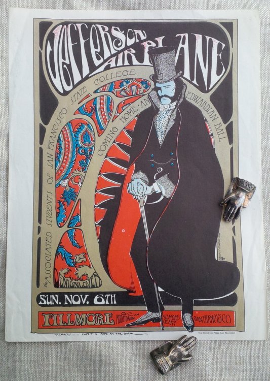 [Handbill] Jefferson Airplane Coming Home - An Edwardian Ball. With Demon Lover