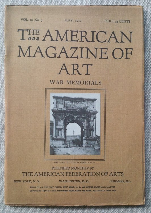 War Memorial Number of The American Magazine of Art, Volume X, Number 7, May 1919