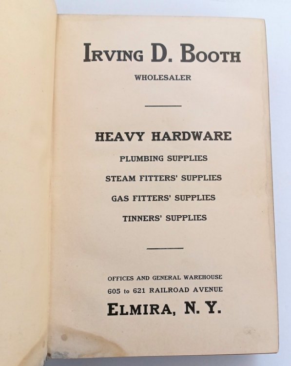 [Trade Catalogue] HEAVY HARDWARE: Plumbing Supplies, Steam Fitters' Supplies, Gas Fitters' Supplies, Tinners' Supplies