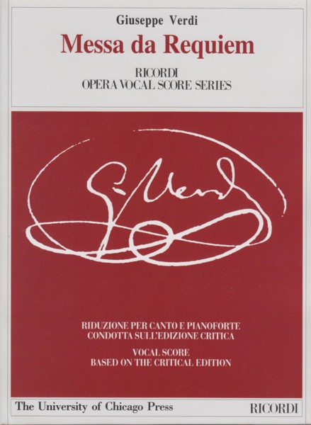 Messa da Requiem - Vocal Score Critical Edition