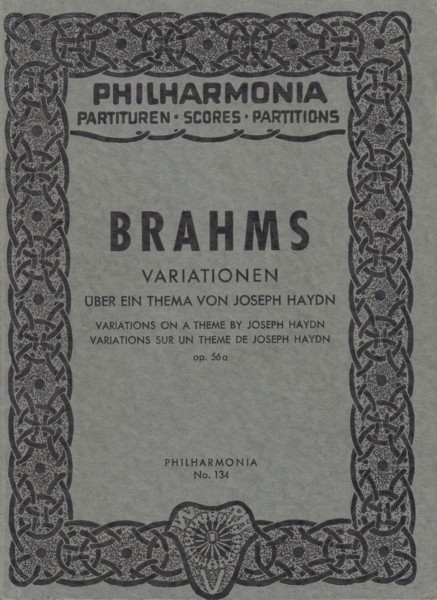 Variations on a Theme by Joseph Haydn, Op.56a - Study Score
