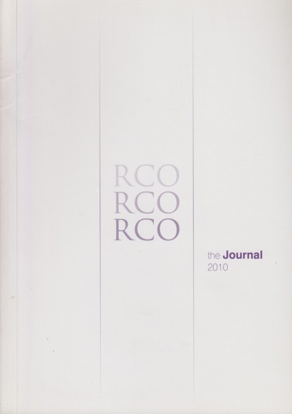 Journal of the Royal College of Organists Volume 4 (New Series), 2010