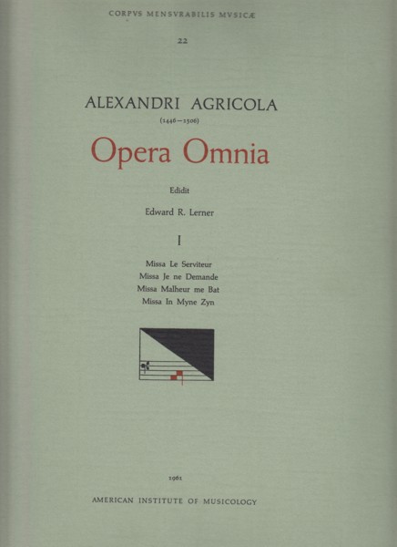 Opera Omnia Vol.1 - Masses