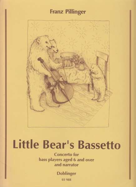 Little Bear's Bassetto - Concerto for Bass players aged 6 and over and narrator