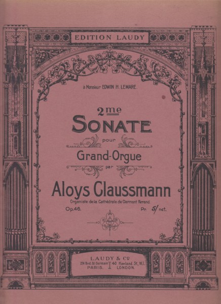 Sonata No.2 for Grand Organ, Op.46