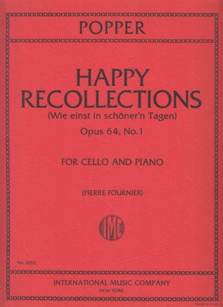 Happy Recollections, Op.64/1 - Cello & Piano