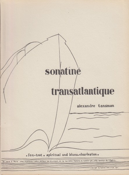 Sonatine Transatlantique - Study Score