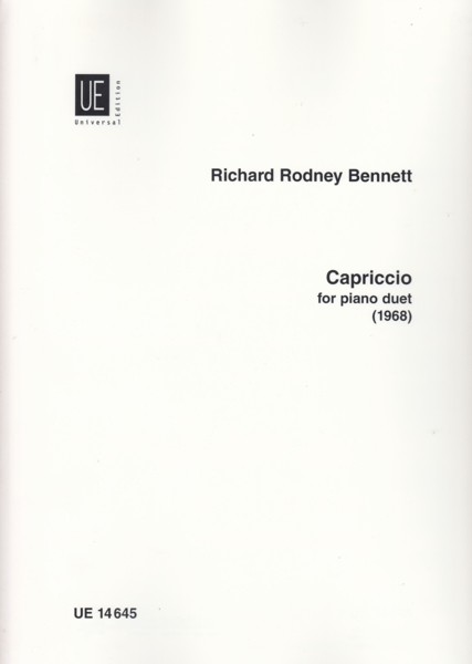 Capriccio for Piano Duet (1968).