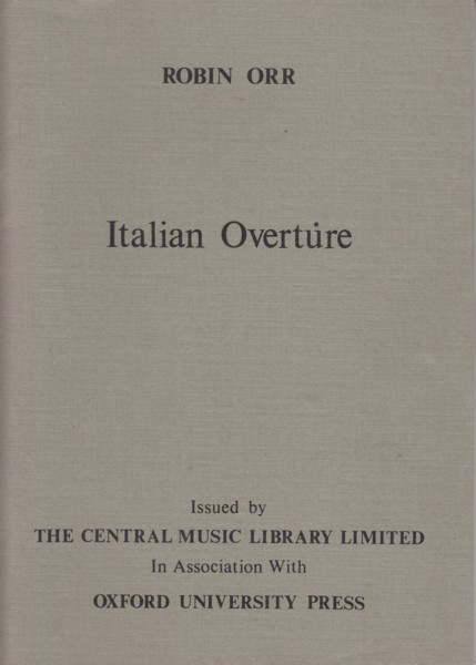 Italian Overture - Study Score