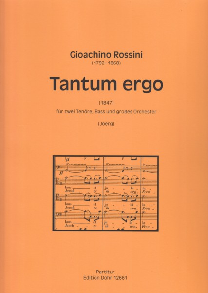 Tantum ergo (1847) - Full Score