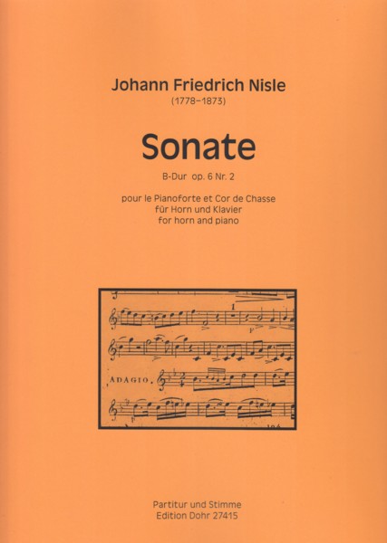 Horn Sonata in B flat, Op.6/2 - Horn in F & Piano