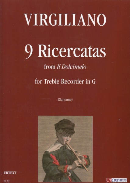 9 Ricercatas from Il Dolcimelo - Treble Recorder