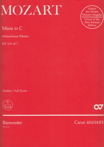 Mass in C minor, K.139 