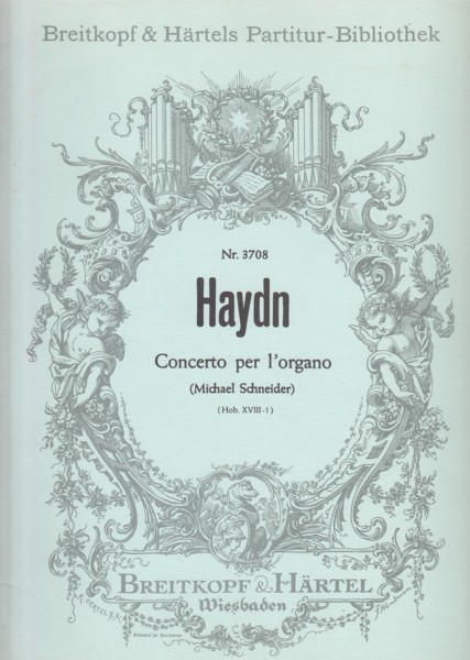 Concerto for Organ, 2 Oboes and Strings in C, Hob.XVIII:1 - Full Score