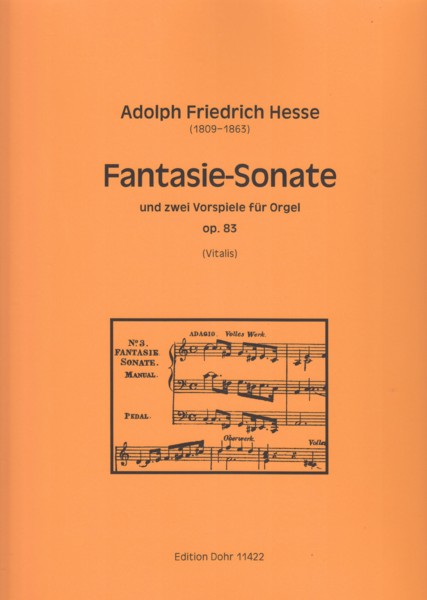 Fantasy Sonata and Two Preludes for Organ, Op.83