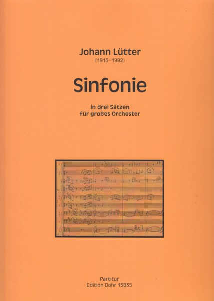Sinfonie for Large Orchestra - Full Score