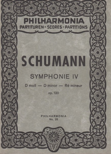 Symphony No.4 in d minor, Op.120 - Study Score
