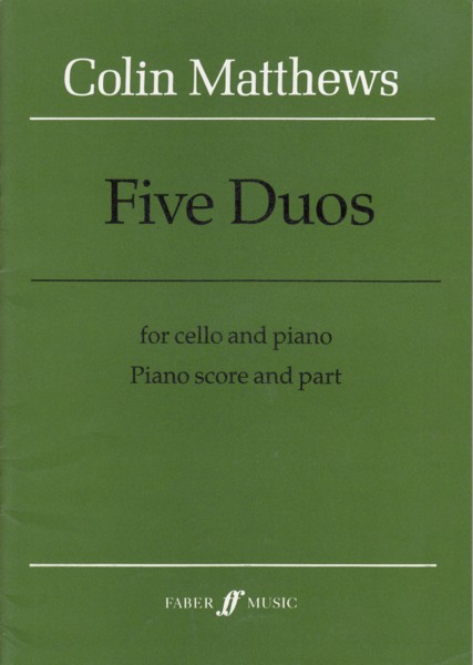 Five Duos for Cello & Piano (1985)