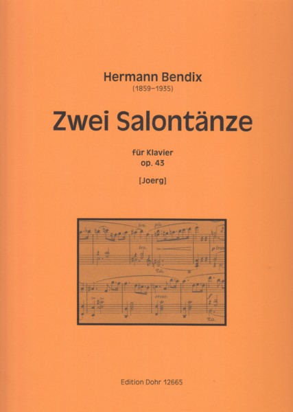 Zwei Salontanze for Piano, Op.43