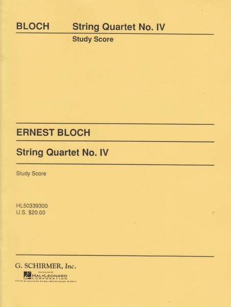 String Quartet No.4 - Study Score