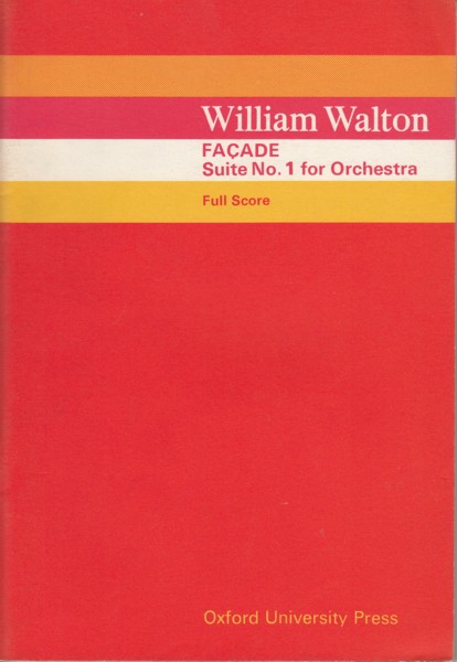 Facade, Suite No.1 for Orchestra - Study Score