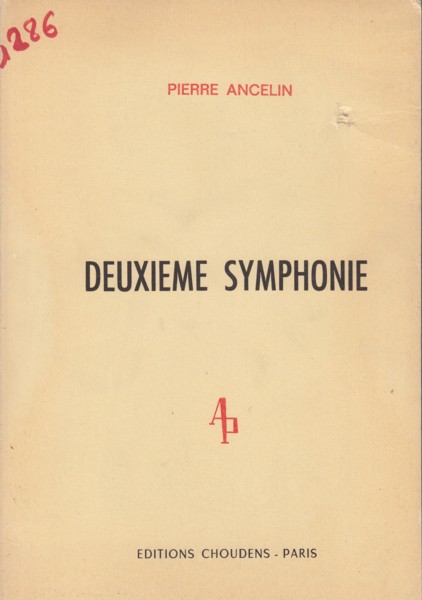 Deuxieme Symphonie - Full Score