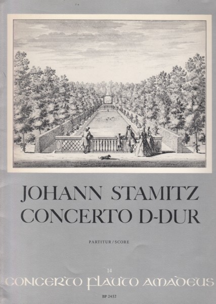 Concerto in D major for Flute and String Orchestra - Full Score