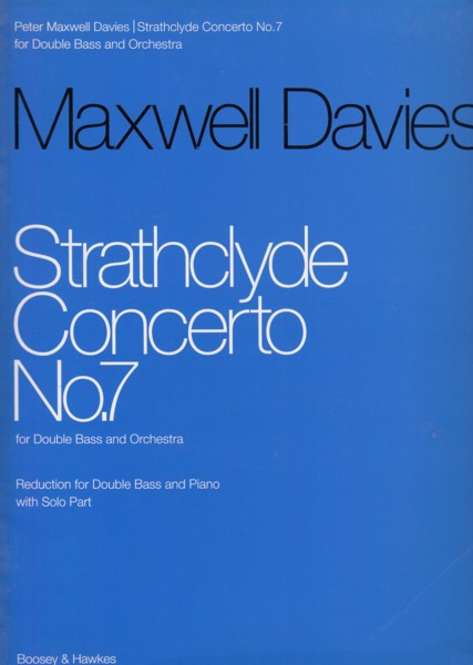 Strathclyde Concerto No.7 - Double Bass & Piano