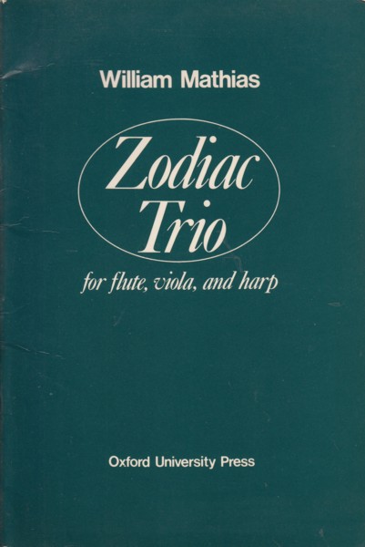 Zodiac Trio for Flute, Viola & Harp - Study Score
